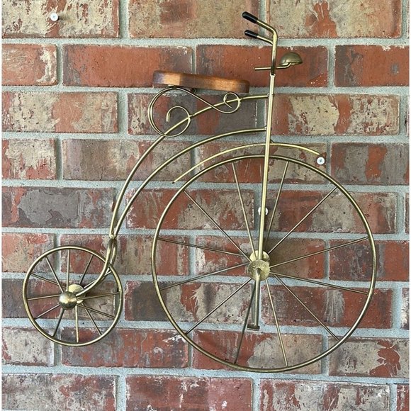 Vintage Metal Bicycle Wall Art Decor - Picture 2 of 11